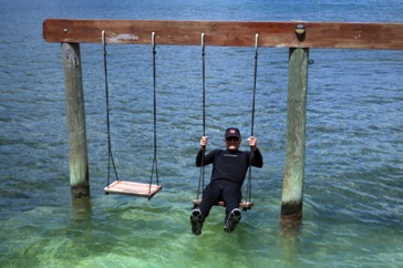 Jim is a real swinger!